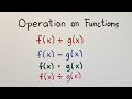 Function Evaluation and Operations