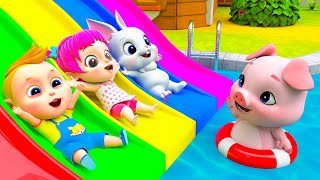 Johny Johny Yes Playing - Learn Colors with Colorful BALLS + Yes Yes Playground Song - Kids Songs