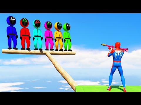 GTA 5 Epic Ragdolls | Spiderman and Super Heroes Jumps/fails Episode 03 (Euphoria Physics)