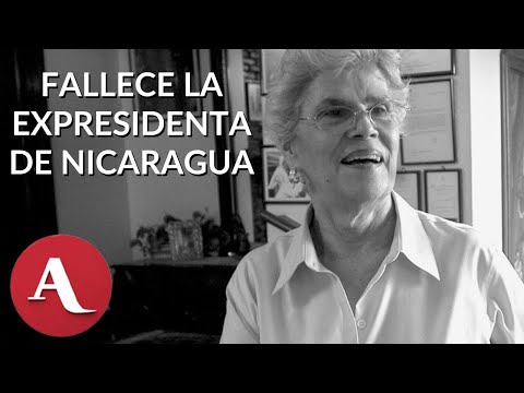 YouTube video thumbnail: Former Nicaraguan President Violeta Barrios de Chamorro Dies