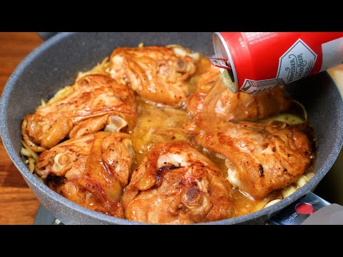 Just pour beer on the chicken thighs! It's so easy and delicious that you can cook this everyday