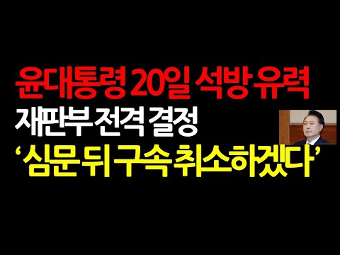 공수처 수사도 불법! 구속영장도 불법! 구속기한도 불법! 2025.2.10 오후6시30분