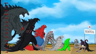 Rescue FUNNY CARTOON: Evolution of GODZILLA x Evolution of SHIN GODZILLA 2 | Godzilla Cartoon Movies