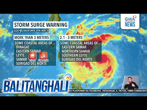 Ilang coastal areas sa bansa, pinaaalerto sa banta ng storm surge o daluyong