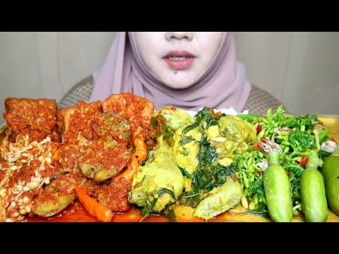 ENAK NAMPOLL..‼️ MAKAN AYAM KEMANGI, TAHU JENGKOL BALADO, ENOKI , TUMIS DAUN DAN BUNGA PEPAYA..