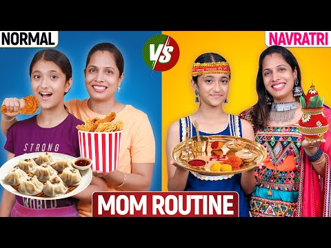 Every Indian Mom Routine - Navratri vs Normal Days | Maa Vs Beti | ShrutiArjunAnand