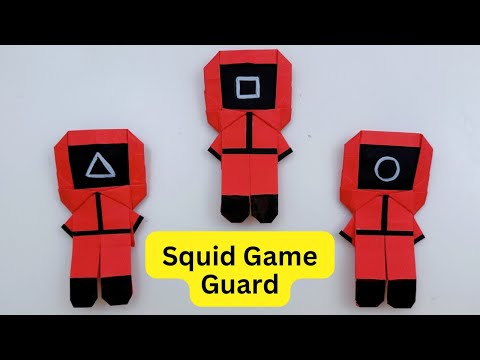 Squid Game: The Ultimate Paper Guard Challenge! / Origami Squid Game Guard