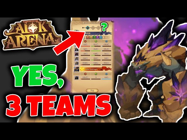 DUNE DESTROYER Stage 3 Teams // AFK ARENA Event Boss Guide