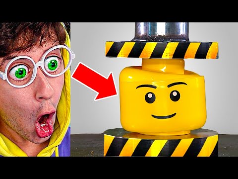 PRENSA HIDRÁULICA **APLASTANDO** COSAS!! #3 (Muy Satisfactorio)