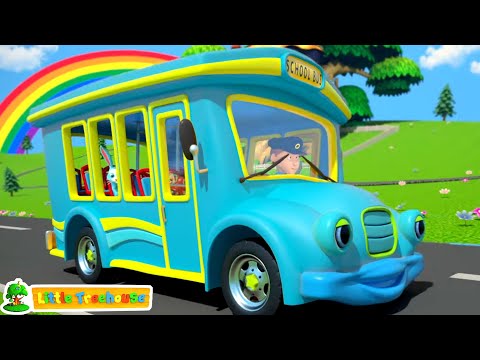 Wheels On The Bus, School Bus + More Kids Rhymes