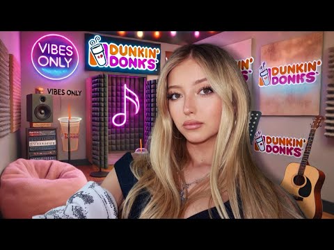 Trying Dunkin's SUMMER MENU🍩 + listen to my unreleased MUSIC🎵 Ep.6