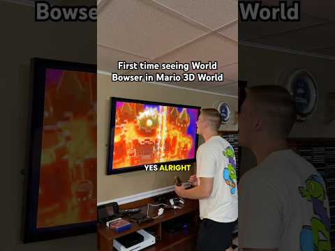 First time seeing World Bowser in Super Mario 3D World! 🎡