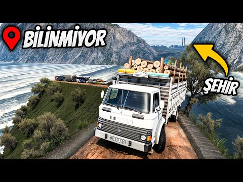 DEDE FORD ÇAMURA BATTI !!! - ( NOSTALJİ FORD 1210 RAMPADA KALDI ) - BU NASIL YOL LAN ??? | ETS 2 MOD