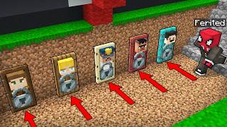 ARKADAŞLARIMIN KAPILARINI BULDUM - Minecraft