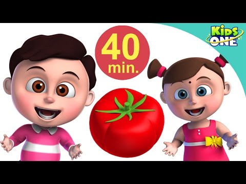 लाल टमाटर | Lal Tamatar | हिंदी बालगीत | Hindi Rhymes for Kids | 40 Min Compilation | KidsOne Hindi