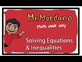 Solving Inequalities and Distributions