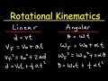 Angular Motion and Linear Relationships