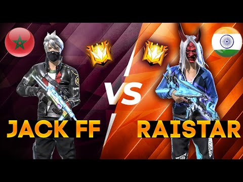Freefire : OP JACK  ⚔️ RAISTAR 🇮🇳 VS 🇲🇦 | CRAZY GAMEPLAY 👽