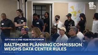 YouTube video thumbnail: Baltimore Planning Commission Weighs Data Center Rules