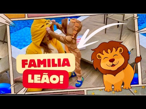 UM DIA COMO LEÃO NAS AVENTURAS EM FAMÍLIA!