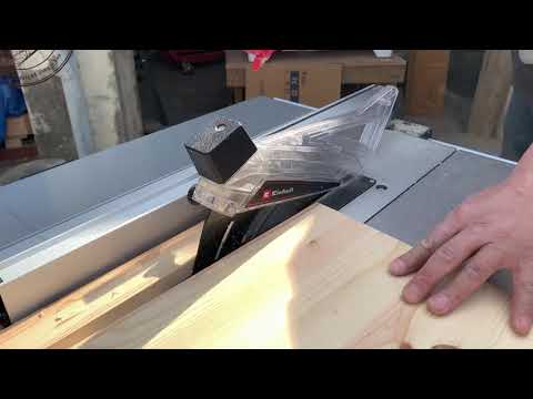 My New Jobsite Table Saw - Einhell TE-CC 250 UF - Unboxing, Assembly, Test Cuts / Woodworking