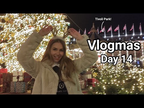 VLOGMAS Ep. 6 | Exploring Copenhagen, Tivoli amusement park!!