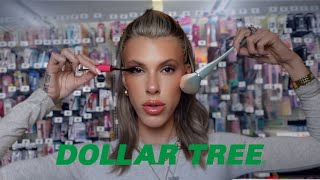 Full face of Dollar Tree Makeup and girl I'm SHOOK..