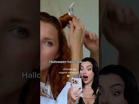 Halloween hair hack #beautyhacks