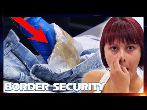 Frisk Search Reveals Dr*gs Taped in Traveller's Jeans 😲 S10 EP12 | Border Security Australia
