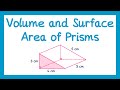 Prism Volume and Surface Area Concepts