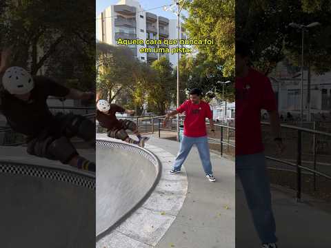 Aquele cara que nunca foi em uma pista! 😂 #skate #humor #skateboard #skateboarding