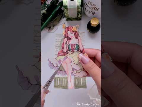 ASMR Journaling + Ink Swatching ft. @ferriswheelpress3796   #asmr #journal #shorts