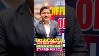 Good News! One Shot Lecture Series Started for HSC Board 2026 on Our YouTube Channel #dineshsir