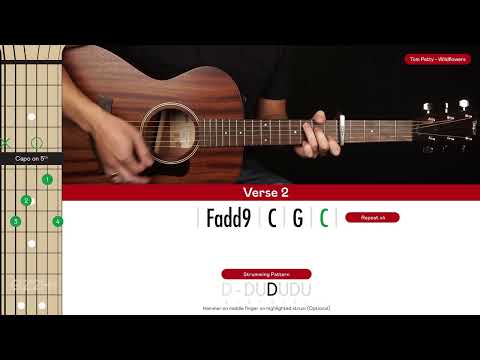 Wildflowers Guitar Cover Tom Petty 🎸|Tabs + Chords|