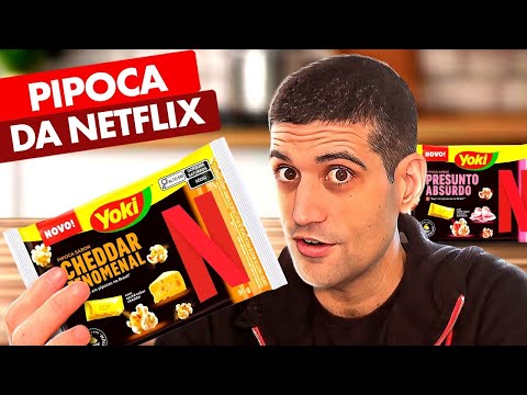 Comi as PIPOCAS sabor NETFLIX (Presunto Absurdo e Cheddar Fenomenal)