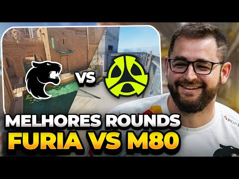 ESTAMOS NO MAJOR! ROUNDS DA FURIA vs M80 - [PWS Major 2024 - Americas RMR]