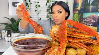 KING CRAB SEAFOOD BOIL | MUKBANG | SEAFOOD BOIL | + TYLER PERRY MOVIE STRAW THOUGHTS 💭