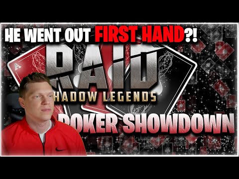 He Goes Out FIRST Hand?! | RAID Poker Legends