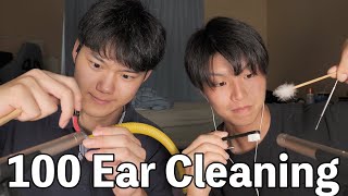 【ASMR】なんでもありの100種類の耳かきトリガー！！【SUB】100 Ear Cleaning Triggers for everything!