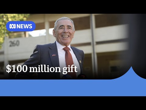 YouTube video thumbnail: Wealthy Philanthropist Gives $100 Million to vet School