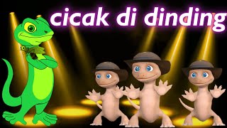 Lagu Cicak Cicak di dinding Lagu Seru Populer Lagu Anak Balita Animasi Cicak Gaul Cicak di Dinding