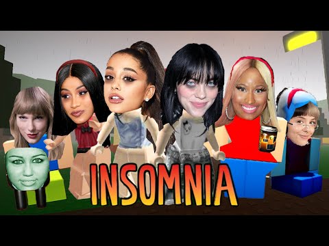 Celebrities Play INSOMNIA (Roblox Horror)