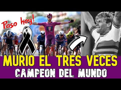 Murio hoy el reconocido ciclista tres veces campeon del mundo (NO PUDO IR A LOS OLIMPICOS)