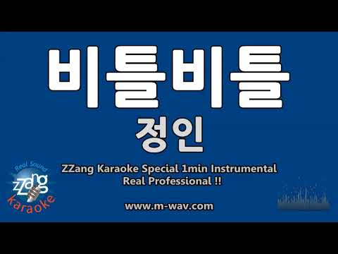 정인-비틀비틀 (1 Minute Instrumental) [ZZang KARAOKE]