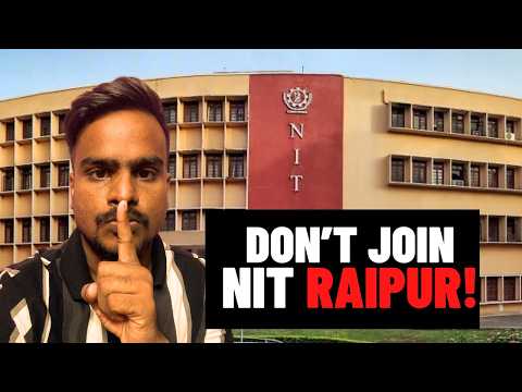 Don't Join NIT RAIPUR before watching this video !! Campus Tour | Hostel Life Feat: @Roh1tTalks