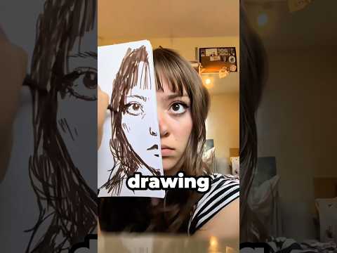 She Sketched Herself Perfectly ✏️