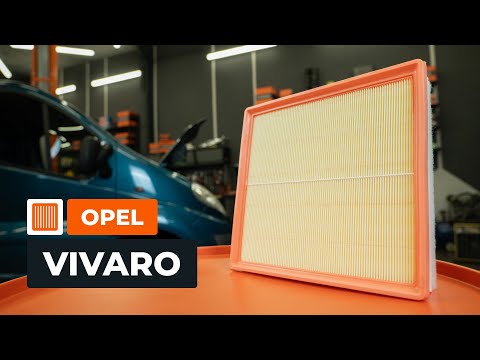 How to change the air filter on the OPEL VIVARO A Van [AUTODOC TUTORIAL]