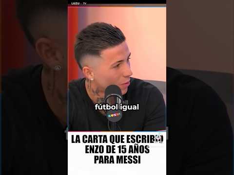 🚨LA CARTA DE ENZO A MESSI CUANDO TENIA 15 AÑOS🤍🩵🤍 Y MESSI QUERIA BAJARSE DE LA SELECCIÓN
