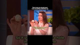 This is why you should never trust everything celebrities say | #shorts