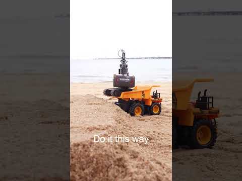 This is dangerous! Share to save others! #excavator #excavatortips #safe #rctoys #popgoo #fyp #gift